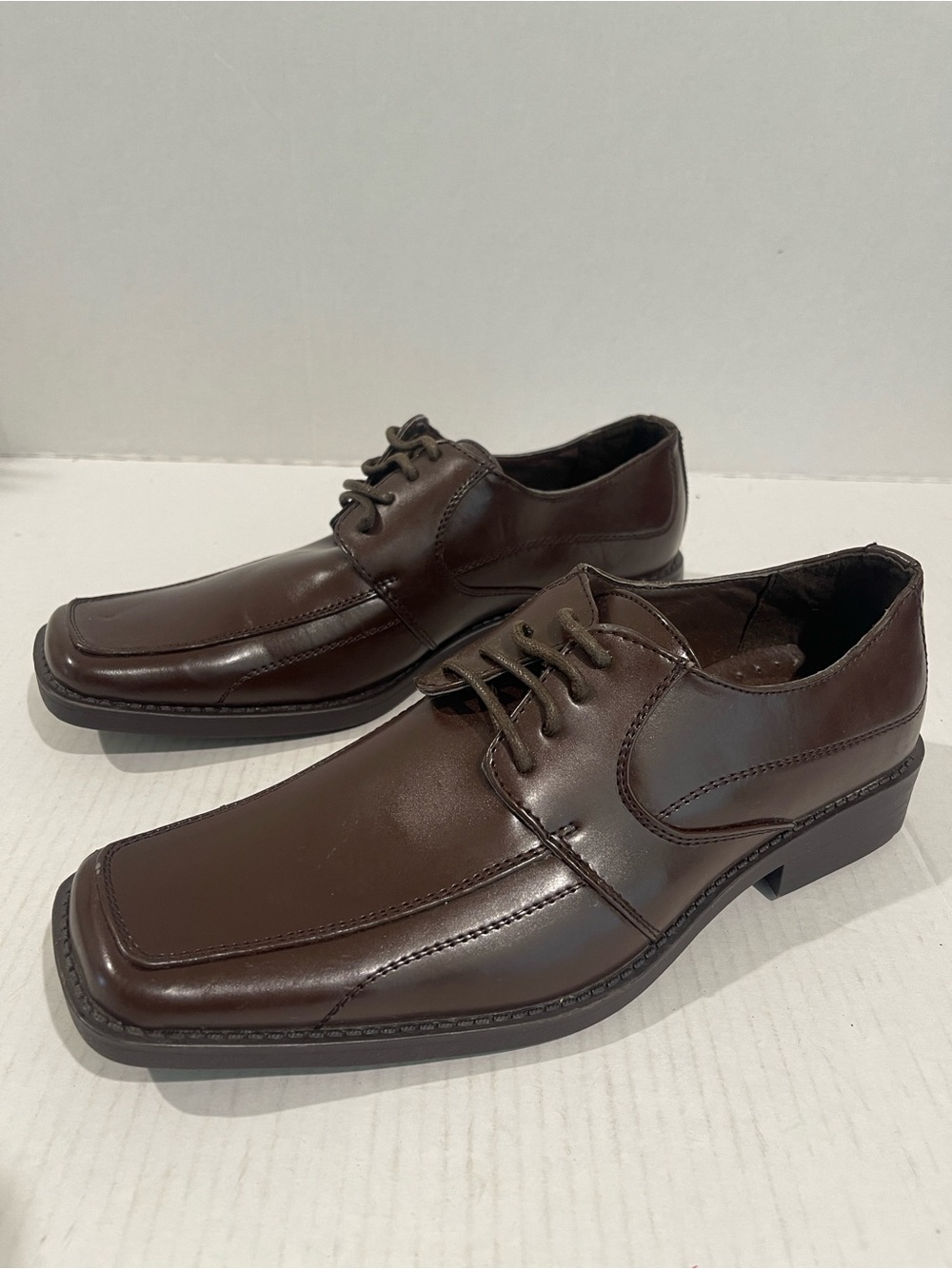 Men’s Coronado Brown Leather Lace Up Dress Shoes Size 9 US!